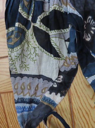 100% Algodón vestido boho halter india