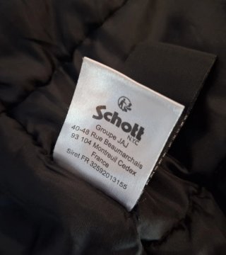 Chaqueta Schott NYC Type U Negra