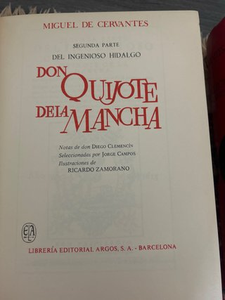 Don quijote libros