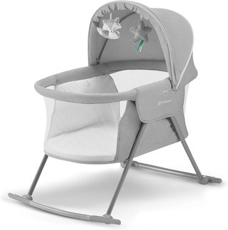 Minicuna bebé gris Kinderkraft