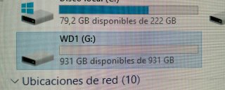 Disco Duro Externo WD 1TB USB 2.0