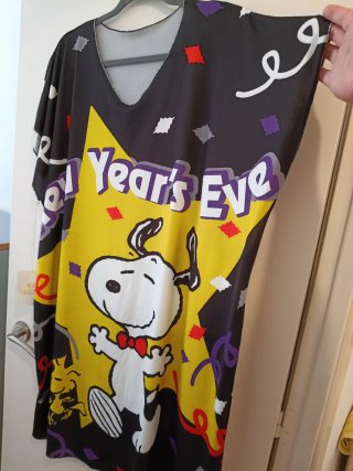 Vestido Snoopy New Year's Eve Talla Única