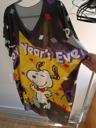 Vestido Snoopy New Year's Eve Talla Única