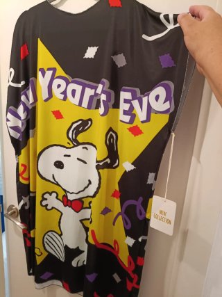 Vestido Snoopy New Year's Eve Talla Única