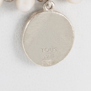 Pulsera Tous océano de plata con perlas y gemas