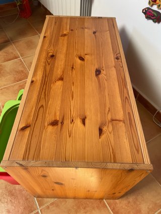 Mueble Pino Cajones Plástico