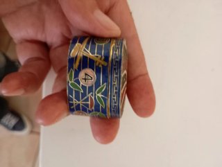 Caja cloisonné China Máscara