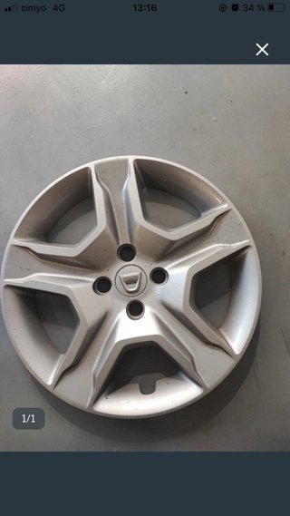 Tapacubos Dacia (4 unidades) 16”