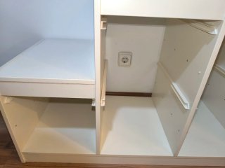 Estantería modular blanca Ikea Trofast