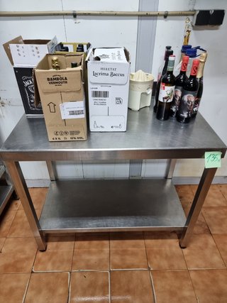 Mesa INOX Industrial Taller Hostelería Restauració