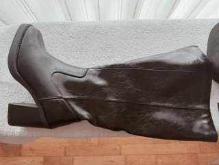 Stivali alti da donna neri taglia 38