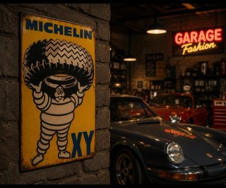 Cartel Michelin Vintage Metal 20x30
