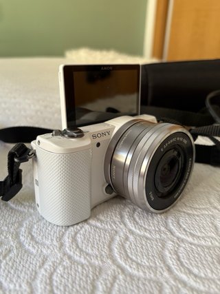 Cámara Sony A5000 Blanca