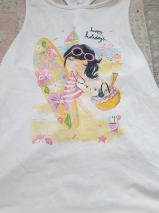 Camiseta tirantes verano niña
