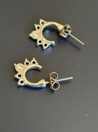 6 pares de aros plateados Primark