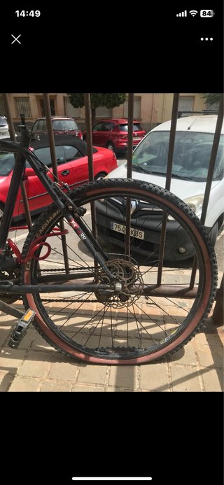 Rueda trasera bicicleta MTB