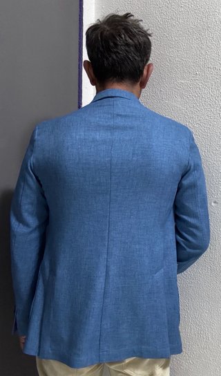 Giacca uomo blu