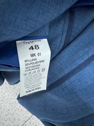Giacca uomo blu