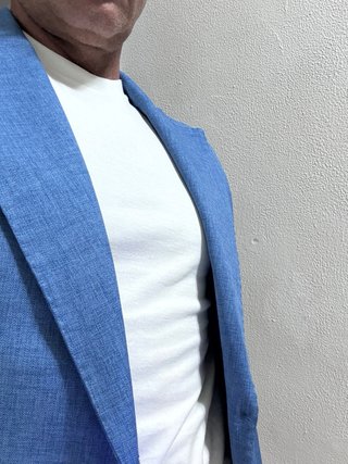 Giacca uomo blu