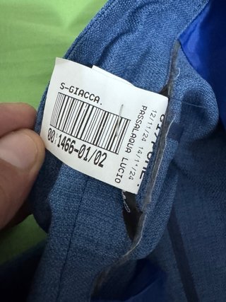 Giacca uomo blu