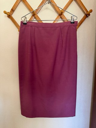 Saia midi roxa