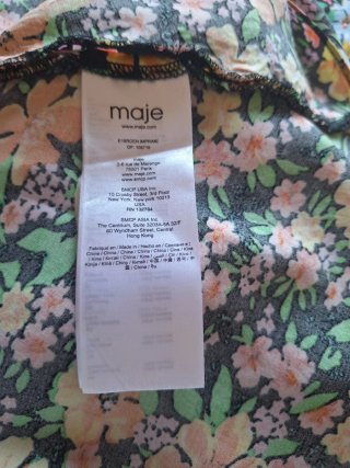 Vestido Maje floral multicolor