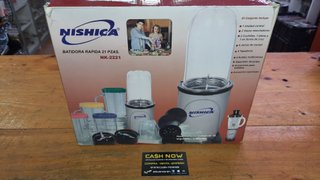 NISHICA NK-2221 BATIDORA RÁPIDA 21 PIEZAS ESTRENAR