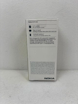 Nokia 3210 4G Dual SIM Amarillo Teléfono Móvil