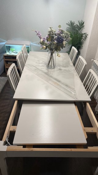 Mesa y 6 Sillas EKEDALEN