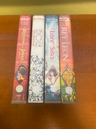 Películas VHS Disney Clásicos (Español)
