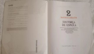 Libro de Historia de España de 2 Bachillerato