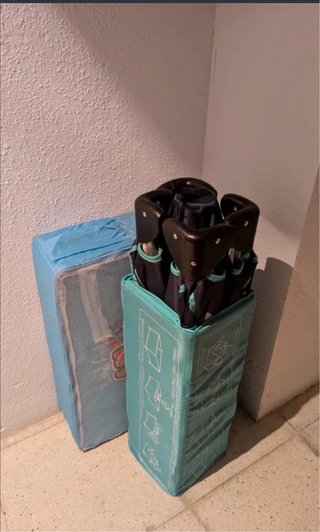 Cuna de viaje plegable