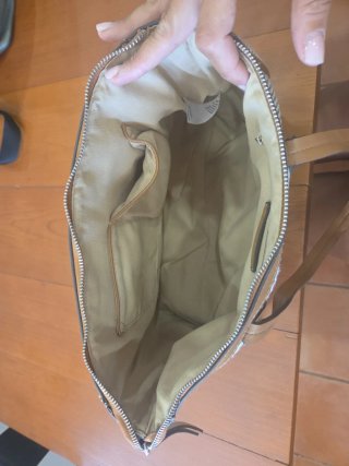 Bolso Paco Martínez Beige y Marrón