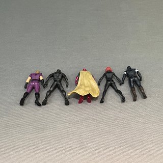 Lote 5 Figuras Marvel: Vengadores 7cm 2016 HASBRO