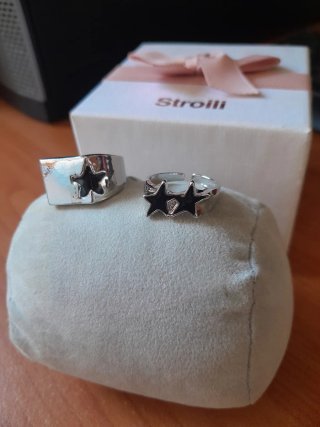 Set anelli  uomo stelle