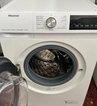 LAVADORA SECADORA HISENSE DE 9 KILOS LAVADO 6 SECA