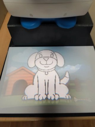 Proyector Smart Sketcher Azul y Blanco