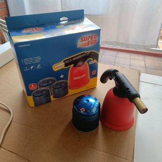 Quemador de llama para leña O carbon.