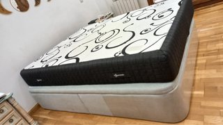 Canapé abatible + colchón 150cm x 2m