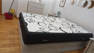 Canapé abatible + colchón 150cm x 2m