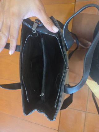 Bolso Paco Martinez Beige y Negro
