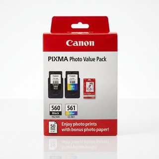 Cartuchos Canon PG-560 CL-561 Multipack