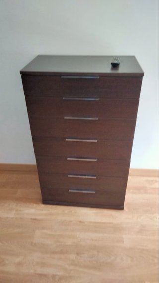 Armario modular puertas espejo, cajoneras,somier