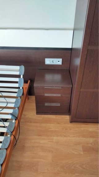 Armario modular puertas espejo, cajoneras,somier