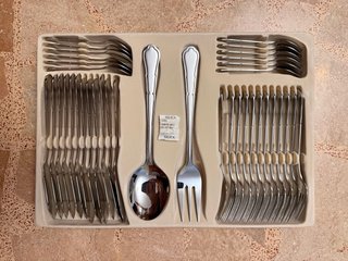Cubertería Acero Inox 112 Piezas