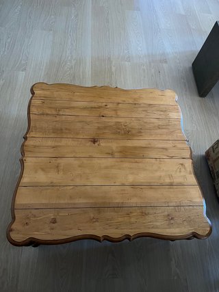 Mesa de comedor de madera maciza