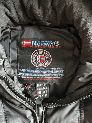 Cazadora Geographical Norway Negra