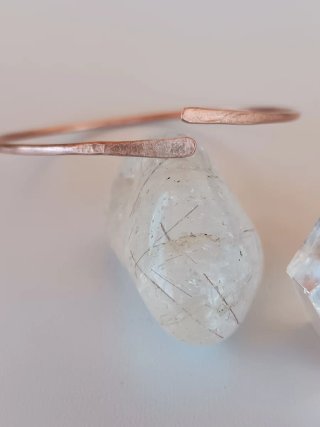 Conjunto artesanal Pulsera y Anillo de puro Cobre