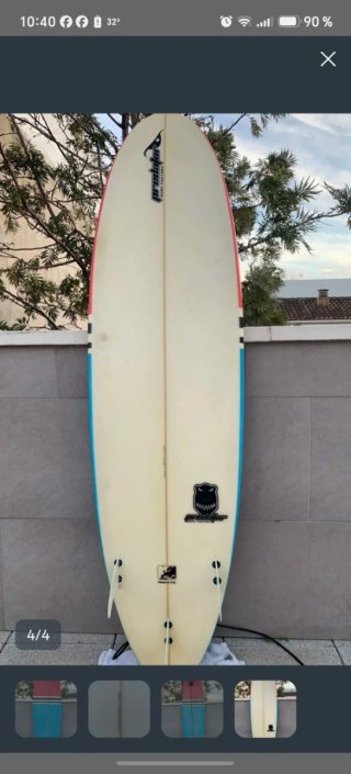Tabla de surf Evolutiva 6,6.En muy buen Estado.