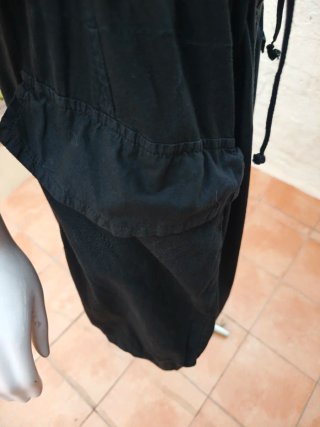 Mono Verano Negro es talla S pero amplio